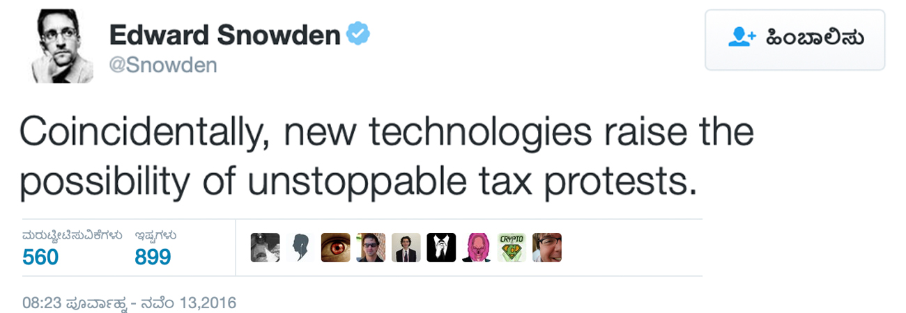 Snowden: US Seizing My Book Revenue is 'Good for Bitcoin' Snowden: US Seizing My Book Revenue is 'Good for Bitcoin'