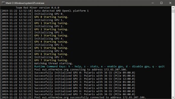 Team Red Miner 0.6.0 With Support for the Ethash Algorithm