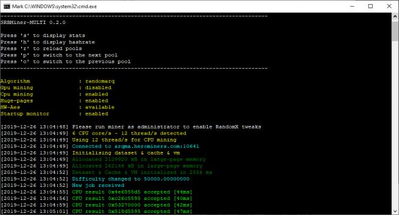 New SRBMiner-MULTI Miner 0.2.0 Beta With Support for New Algorithms