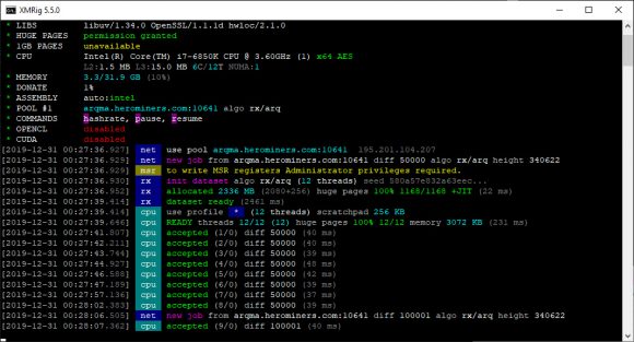 New XMRig 5.5.0 Miner With Stability Fixes and Improvements