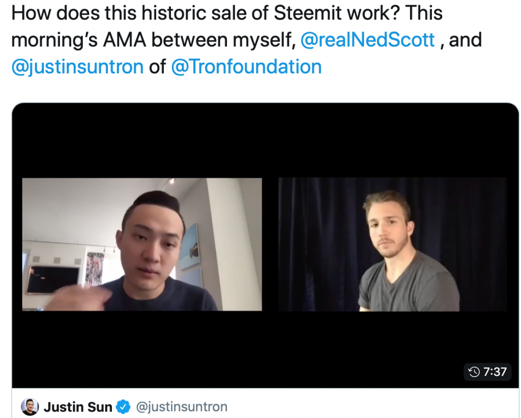 Steemit for Sale: Popular Crypto Blogging Platform Sold to Tron, Community Reacts Steemit for Sale: Popular Crypto Blogging Platform Sold to Tron, Community Reacts