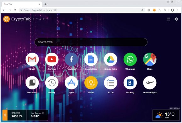 CryptoTab Browser For Easy CPU Mining With Your Computer