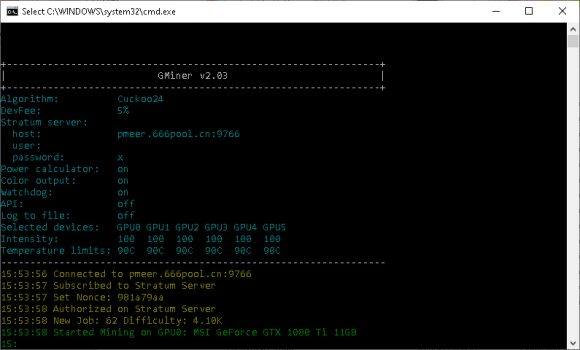 New GMiner 2.03 With Support for Qitmeer (PMEER) Mining