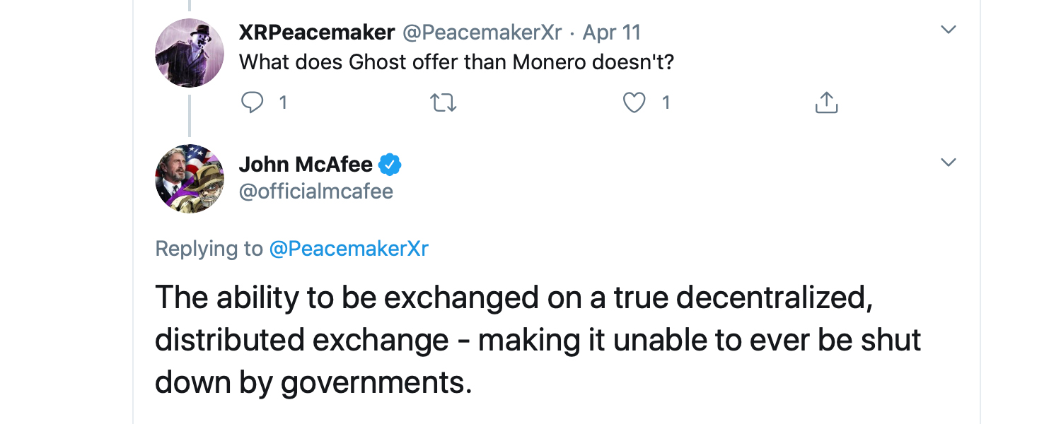 'Governments Will be Unable to Shut It Down' - John McAfee to Launch Privacy Centric Crypto 'Governments Will be Unable to Shut It Down' - John McAfee to Launch Privacy Centric Crypto