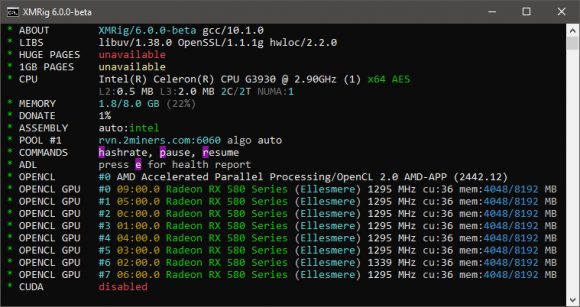 New XMRig 6.0.0-Beta Miner With KAWPOW Support for AMD and Nvidia GPUs