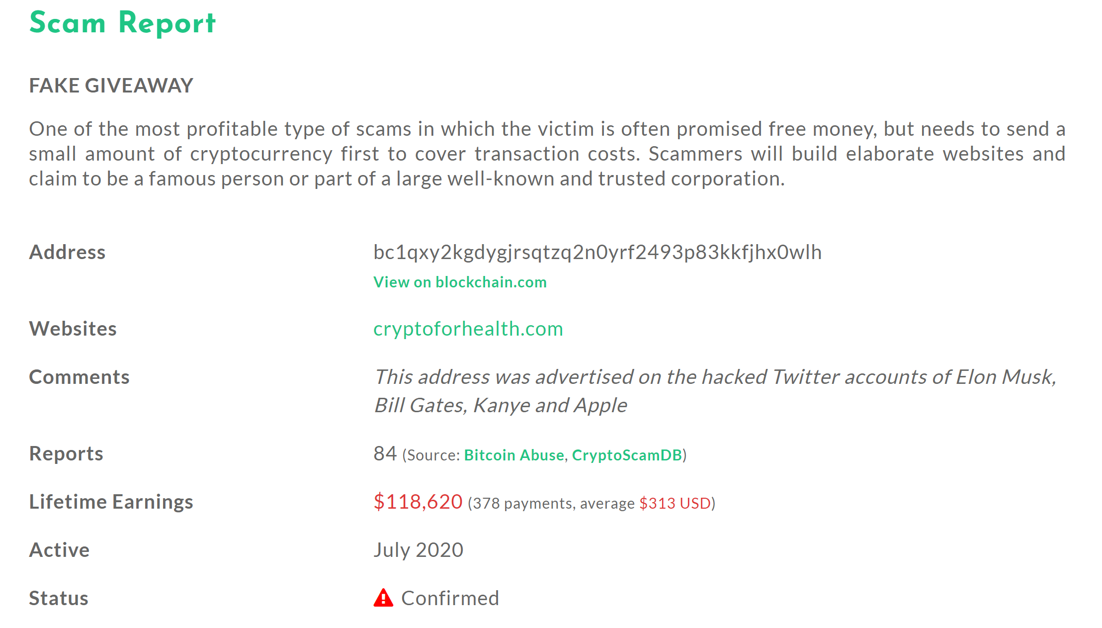 Here's How to Check If a Bitcoin Address Is a Scam Here's How to Check If a Bitcoin Address Is a Scam