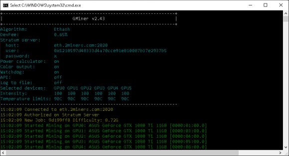 New GMiner 2.43 With Focus on Ethash Mining Improvements and Stability