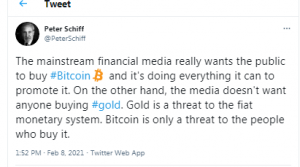 Haunted by Past Elon Musk Predictions, Gold Bug Peter Schiff Tears Into Tesla's BTC Acquisition Haunted by Past Elon Musk Predictions, Gold Bug Peter Schiff Tears Into Tesla's BTC Acquisition
