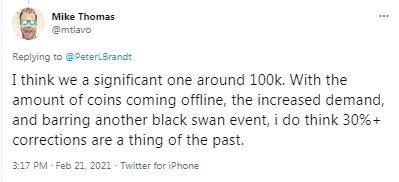 Veteran Trader Peter Brandt Suggests BTC Will Peak at $200k but Hints of Possible Deep Prices Corrections Along the Way Veteran Trader Peter Brandt Suggests BTC Will Peak at $200k but Hints of Possible Deep Prices Corrections Along the Way