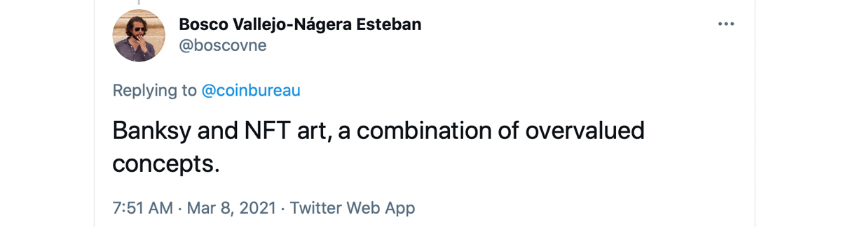 Burned Banksy NFT Sale Captures Close to $400K, Critics Claim Buyers Are 'Morons'