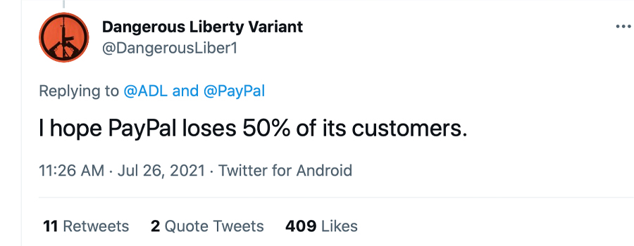 Paypal Plans to Study Transactions That Fund Extremism, Anti-Government Groups Paypal Plans to Study Transactions That Fund Extremism, Anti-Government Groups