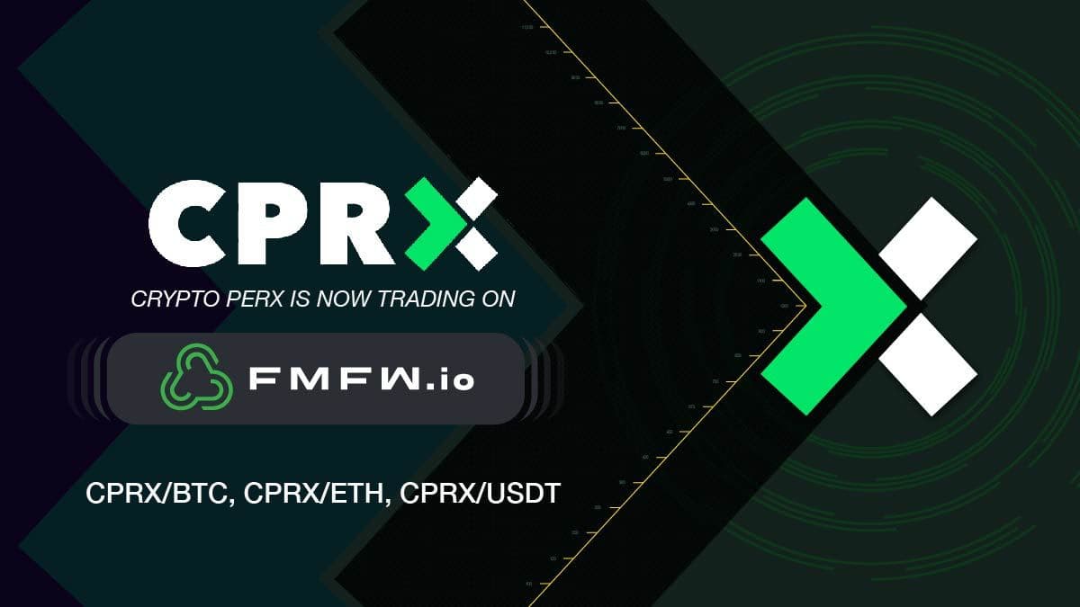 FMFW․Io Has Listed Crypto Perx (CPRX) – Press release Bitcoin News
