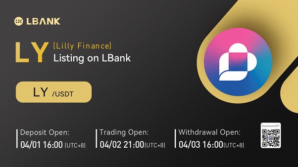 LBank Exchange Will List Lilly Finance (LY) on April 2, 2022 – Press release Bitcoin News