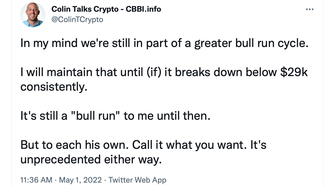 Recent Bitcoin Bull Run and Prior Run-up Data Suggests a Softer Bear Market Is in the Cards