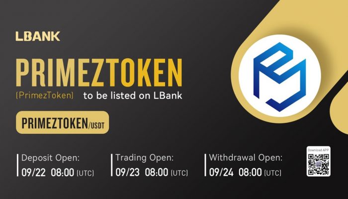 PRIMEZTOKEN Is Now Available for Trading on LBank Exchange – Press release Bitcoin News
