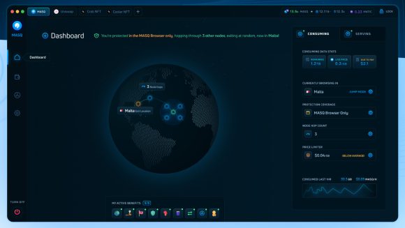 MASQ the Web3 Decentralized Private Browser Powered by Polygon