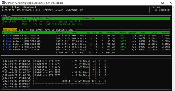 How to Properly Dual Mine KAS + ZIL With the Rigel 1.3.4 Nvidia GPU Miner