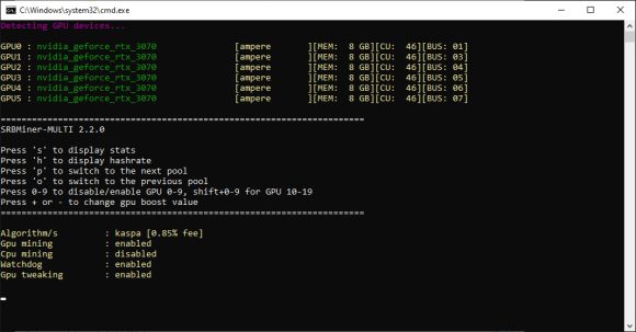 SRBMiner-MULTI v2.2.0 Released with Dynex Mining Support for AMD, Nvidia and Intel GPUs