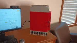 BitChimney Space Heater Based on a Single Board S19 and Working on 120V