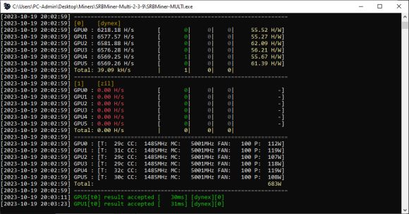 New SRBMiner-Multi 2.3.9 With Fixes and Improvements for Dynex (DNX)